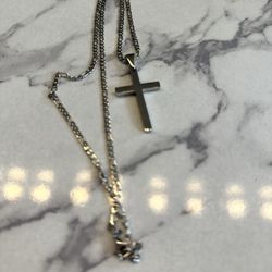 New Stainless Steel Cross Necklace