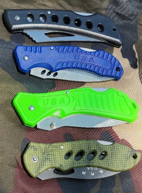New Folding Blades, Knifes. Fishing Tools. Hobby Tool.