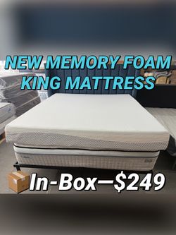 NEW MEMORY FOAM KING MATTRESS
