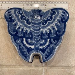 Asian Moth Nesting Sauce Dish 