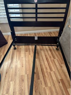 FREE Full size Headboard, adjustable frame  and dresser