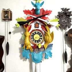 Cuckoo Clock Restored . Full Color . 