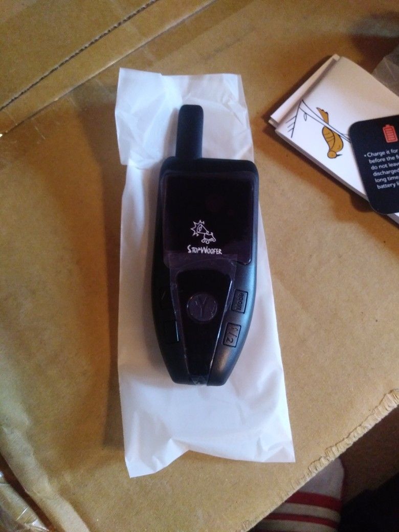 STOP WOOFER dog Training Collar