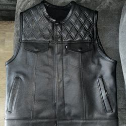 Leather Club Vest