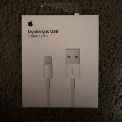 Lightning To USB Cable (2m) iPhone 