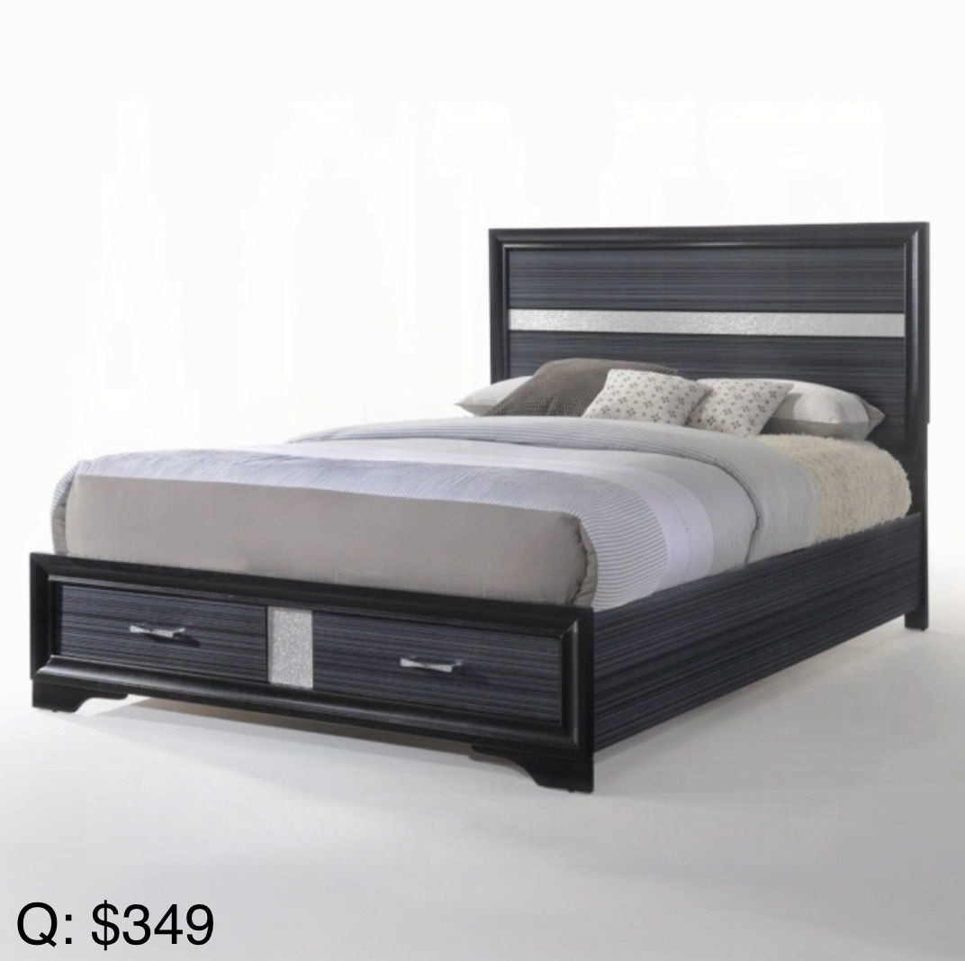 Queen Bed Frame With Storage