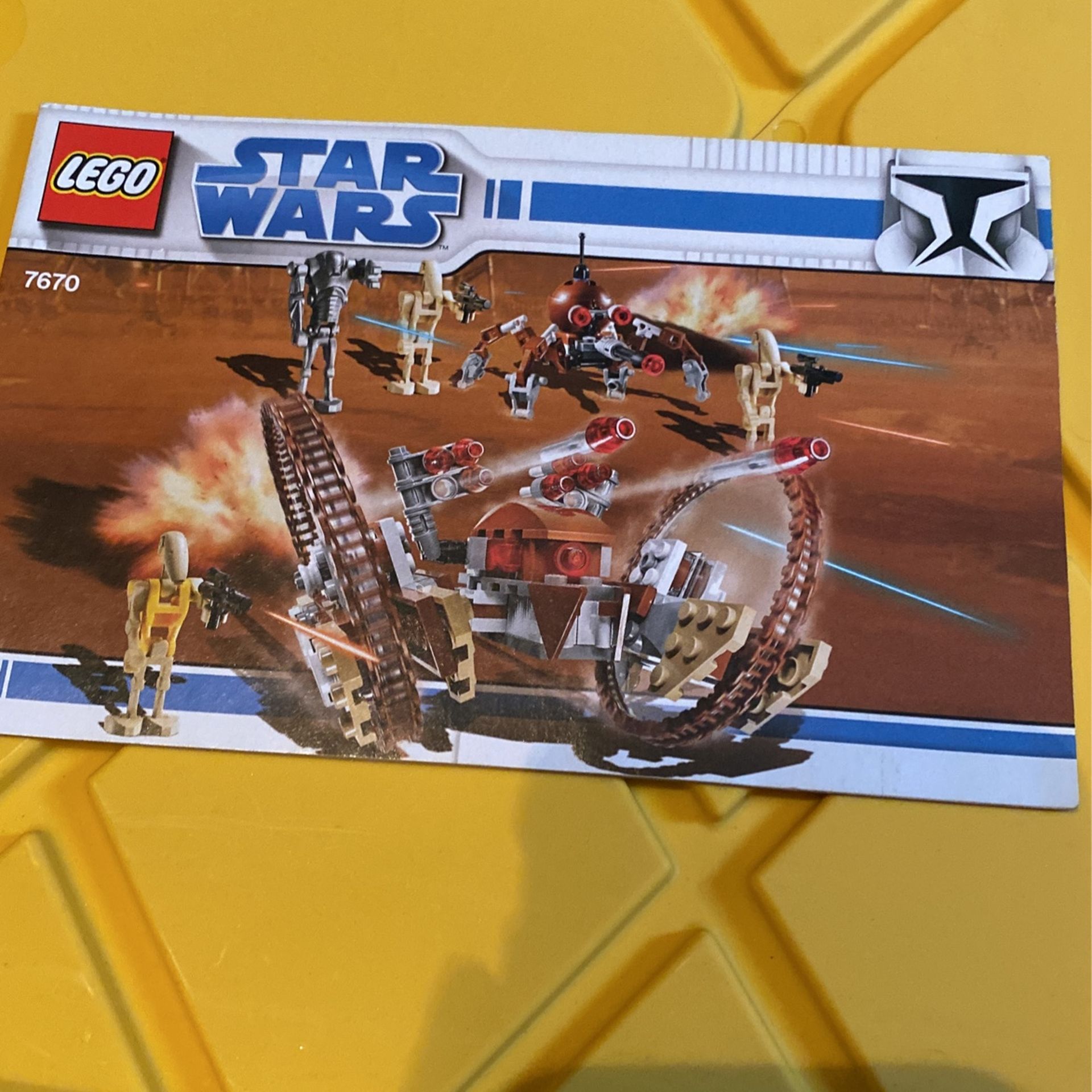 Lego Star Wars Hailfire Droid and Spider Droid 7670 for Sale in