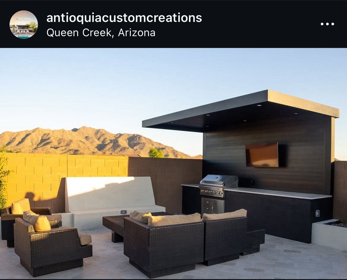 Pergola And Kitchen Set up