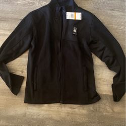 Brand New Spyder Men’s/boys Jacket/sweatshirt Zip Up 