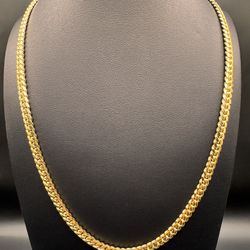 14k Solid Miami Cuban Link Chain 22” 6mm 59.2g