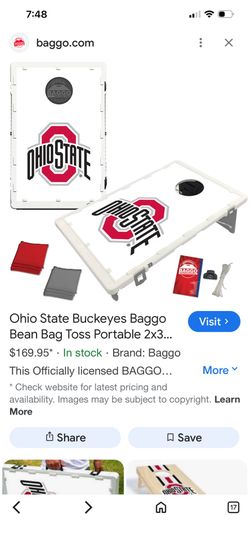 Ohio State, baggo beanbag tossed Portable game