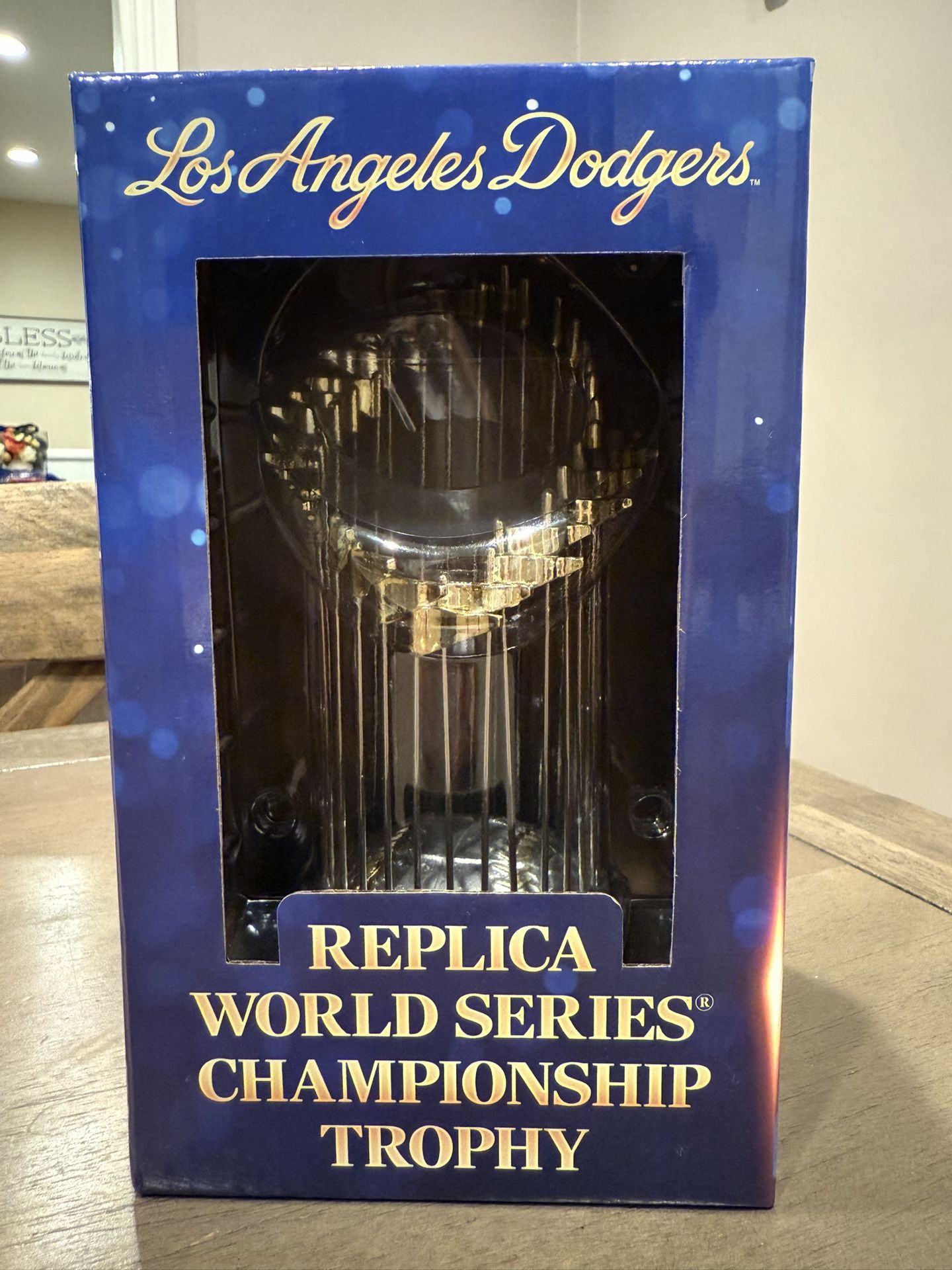 Dodgers World Series Replica Championship Trophy