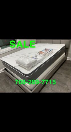 Huge sale for Mattress And Box Twin size #mattress and box 150.$ full 190$ Queen 200$ king 290$. free delivery free set up 708….289…7715… cash or Zell