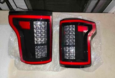 15-17 Ford F-150 LED Tail Lights Luces Traseras Calaveras Micas Faros Lamps