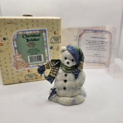 New CHERISHED TEDDIES Santa express snow bear FIGURINE NIB New Year Christmas 

Mint condition, kept in the box, never displayed

Santa Express
Snow B