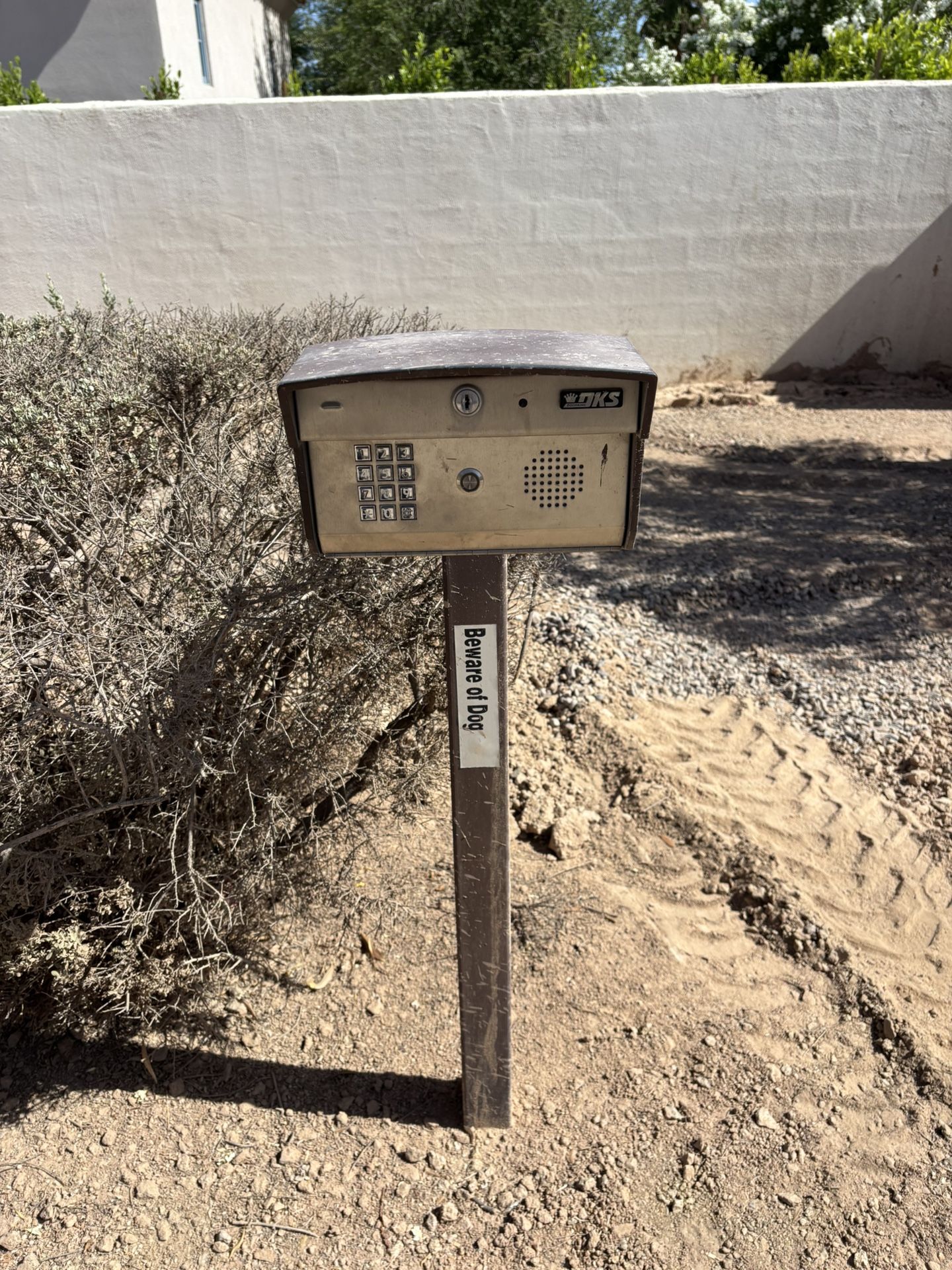 DKS Call Box and Front Gate