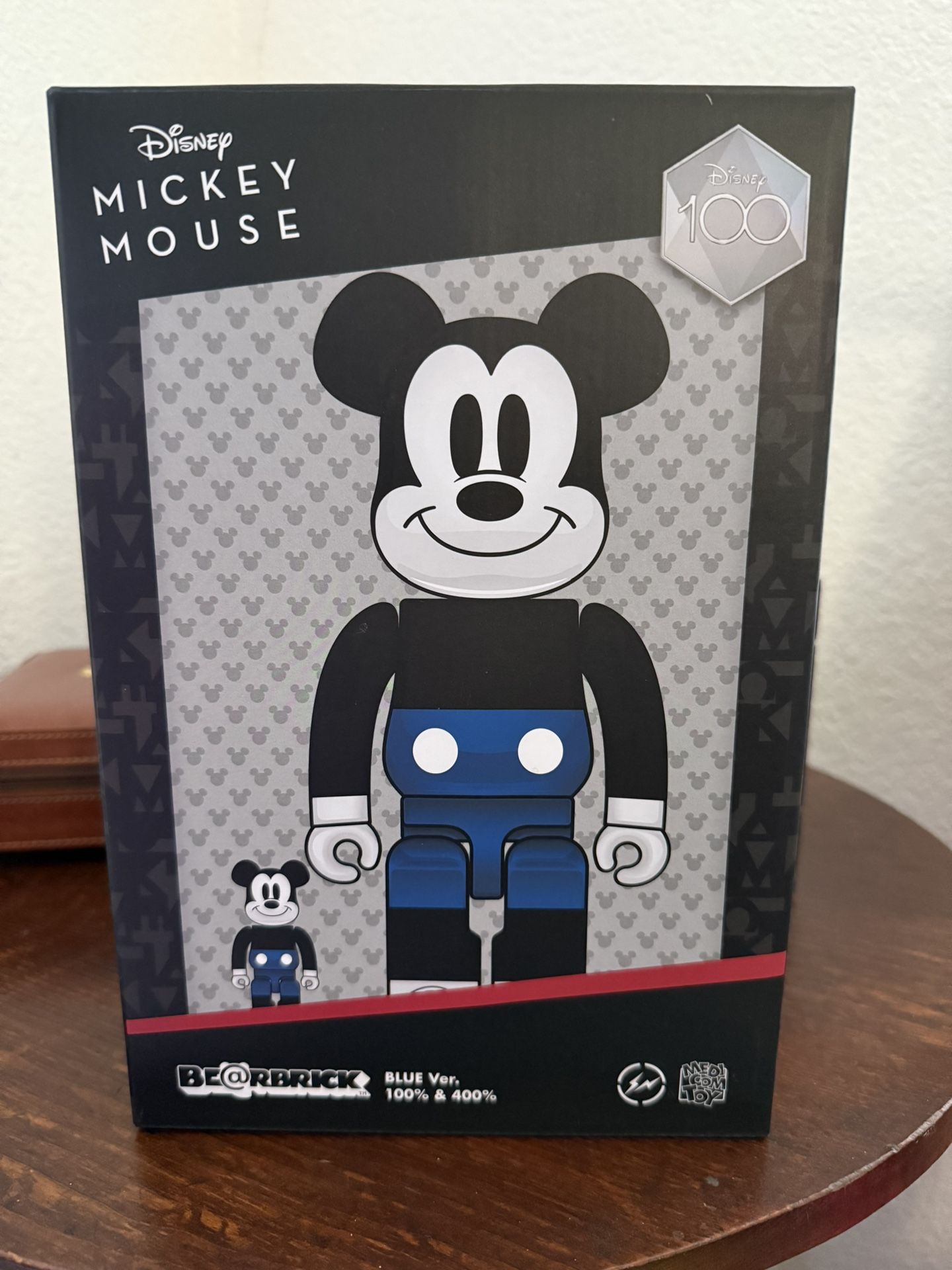 Bearbrick x Disney Fragmentdesign Mickey Mouse 100% & 400% Set