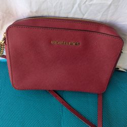 New Michael Kors Red Crossbody