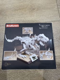 Brand New T-Rex Skeleton Building Block Set - Museum Dinosaur Fossil Model