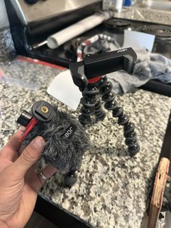 Joby Tripod And Microphone 