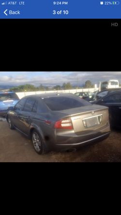 2008 Acura tl. Base model parts only