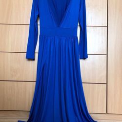 NEW!!! Royal Blue Maxi Dress, medium size
