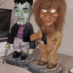 FRANKENSTEIN & WEREWOLF HALLOWEEN BOO!!