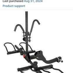 WEIZE Folding 2 Bike Hitch Rack.