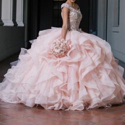 Rose Gold Quince Dress