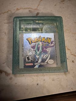 Authentic Pokémon, crystal with vintage ￼sticker