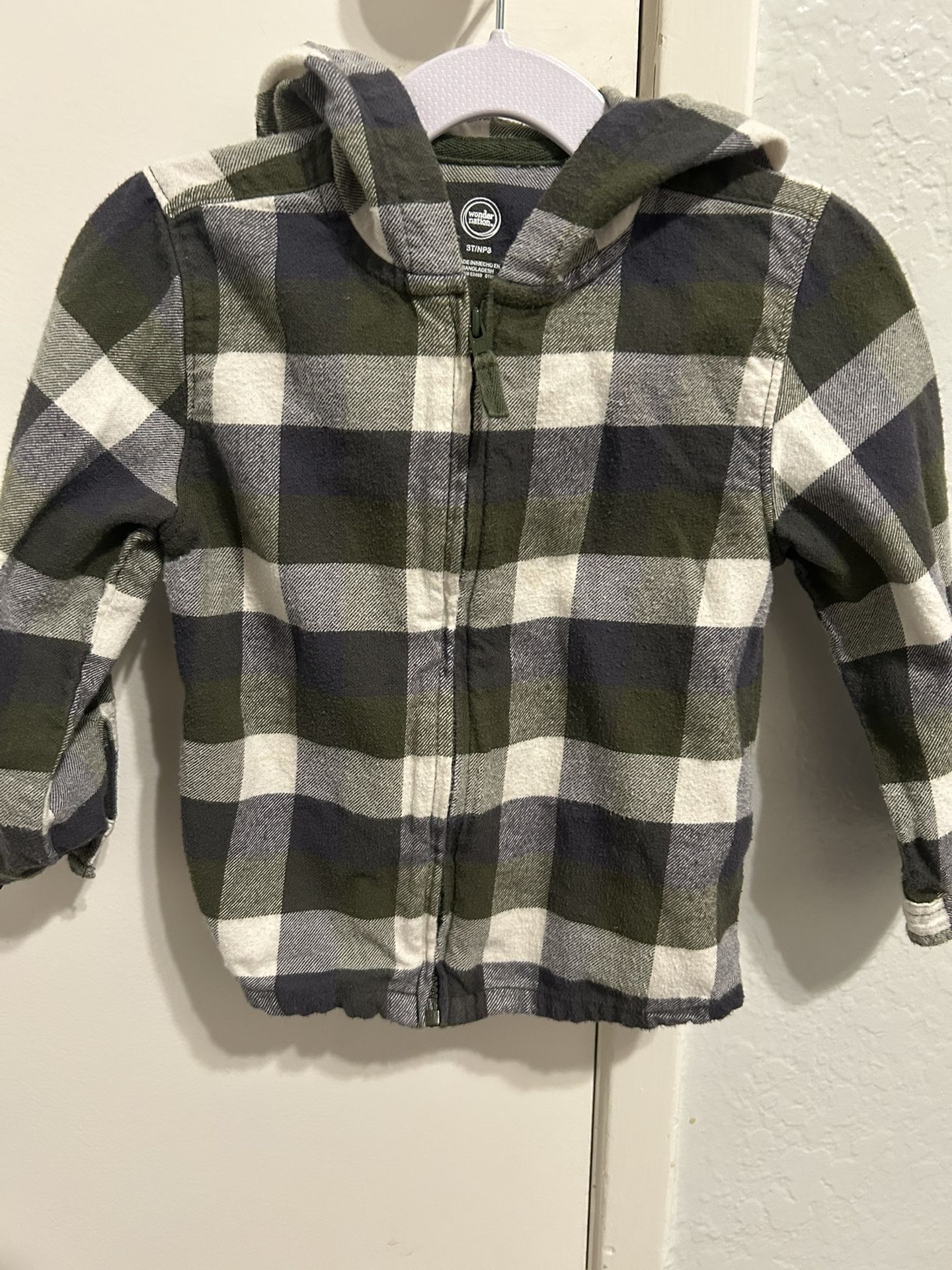 Boy’s Zip Up Flannel