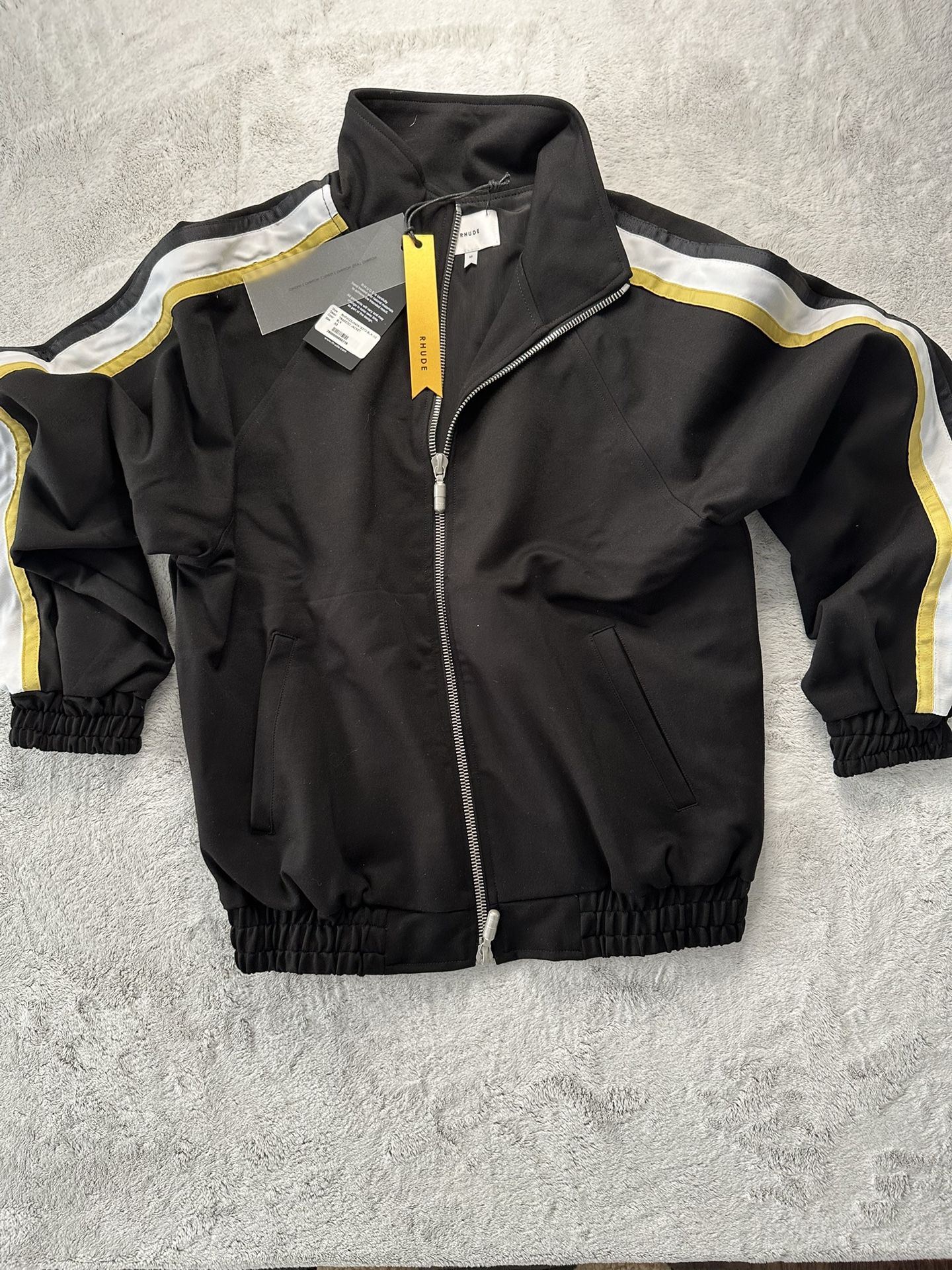 RHUDE Traxedo Jacket - Black and Yellow - Size XS - 100% Authentic - Brand new with tags