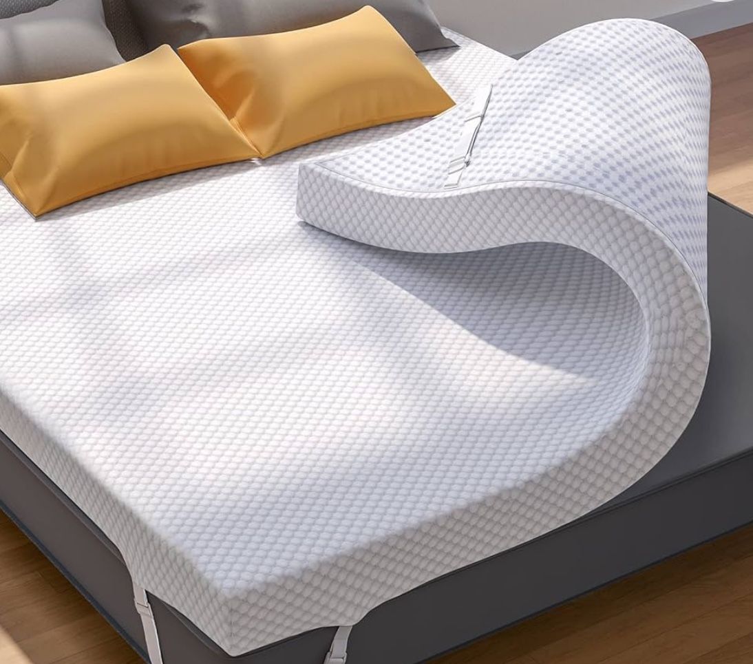 Full Memory Foam 3in Mattress Topper