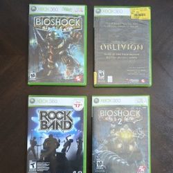 XBOX 360 Games Set Of 4 - Used