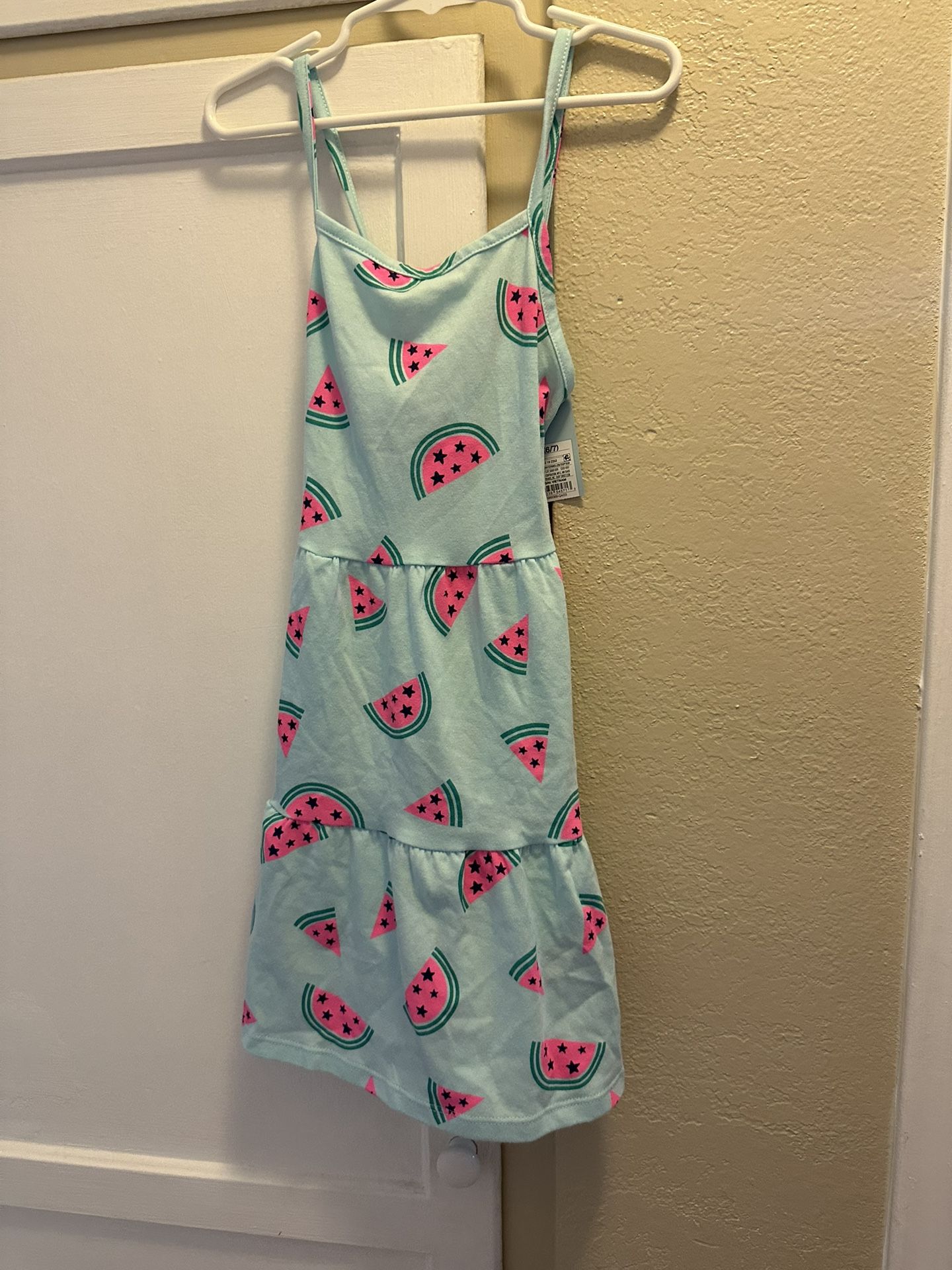 Watermelon Dress Little Girls Size 6/7