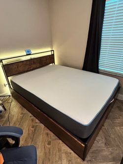 Queen Bear Mattress and Bed Frame with Outlet