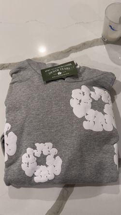 Grey Denim Tear Size M Authentic