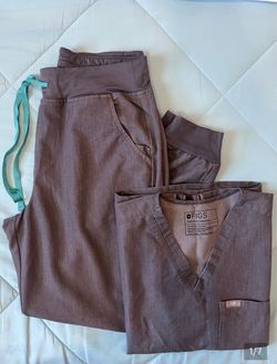 FIGS Scrub Set Graphite