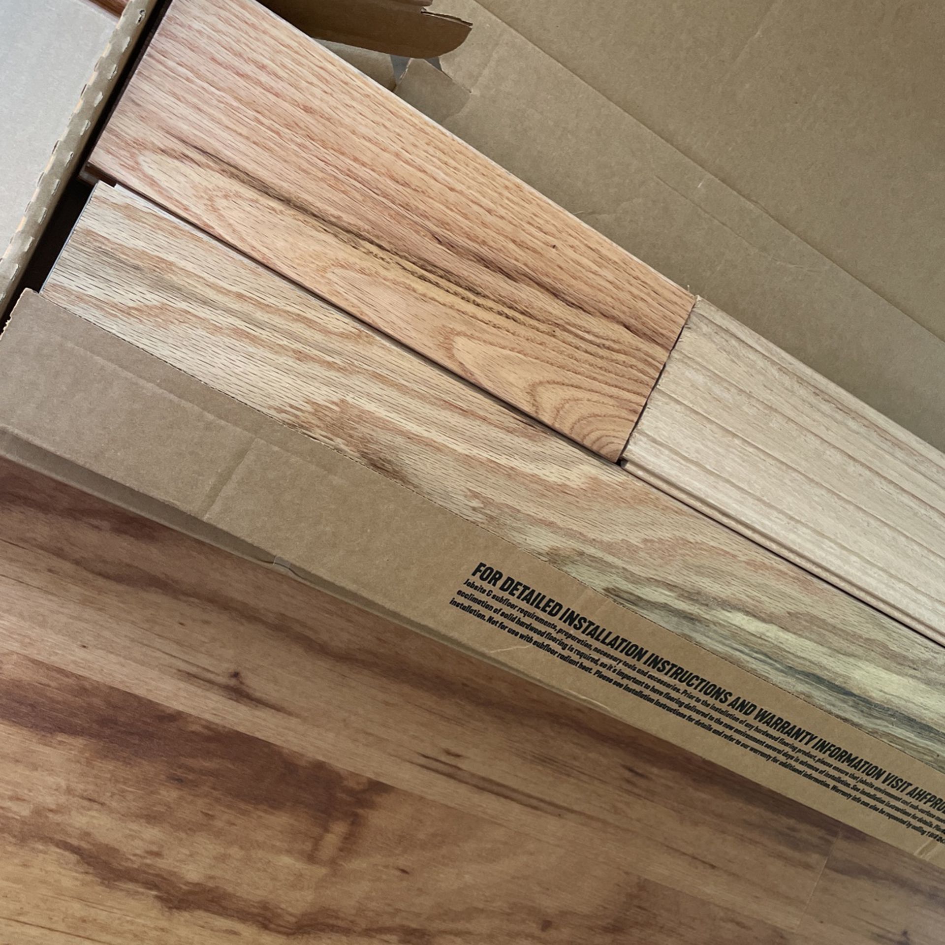 One  Box Of Bruce Dundee Solid Hardwood Flooring 