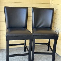 Leather chairs