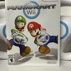 Nintendo Wii Mario Kart CIB And 2 Steering Wheels 