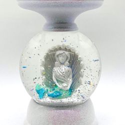 New Bath And Body Works Mermaid Globe Candle Holder