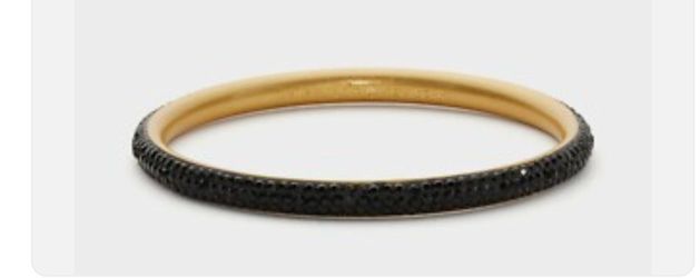 Kate Spade New York Black & Gold Razzle Dazzle Bangle Bracelet