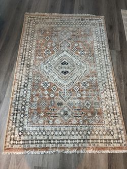 4x6 Medallion Fringe Rug