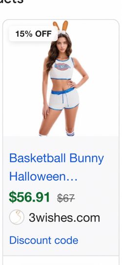 Halloween basketball bunny