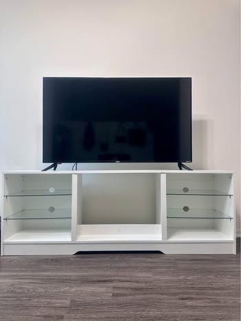 TV Stand,TV Cabinet Modern Entertainment Center,Sturdy Media Console for Living Room, Bedroom,Gaming