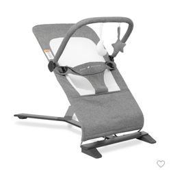 Baby Delight Alpine Deluxe Portable Bouncer - Charcoal Gray
