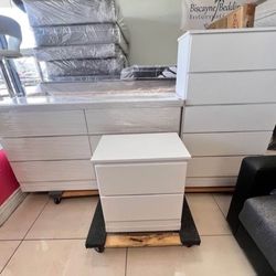 Dresser, Chest and 1 Nightstand ⚜️ Cómoda, Gavetero y Mesita de Noche 🚚[Fast-Delivery]💨