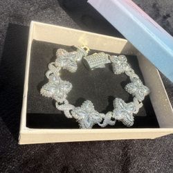 Silver Clover 🍀 Bracelet 