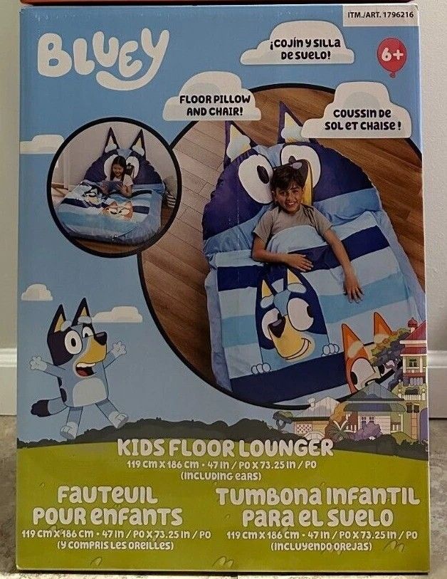 Brand New Unopened Costco Bluey Floor Lounger Bed